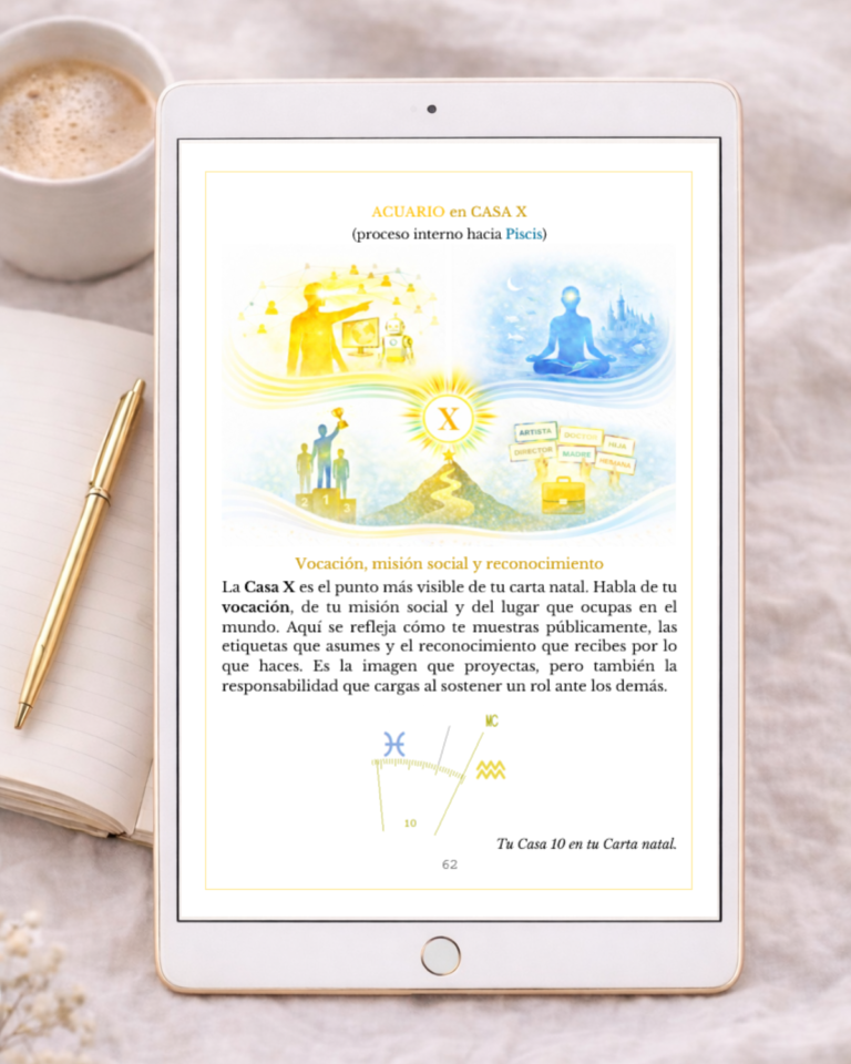 Método ASIRAM páginas del libro personalizado de carta natal