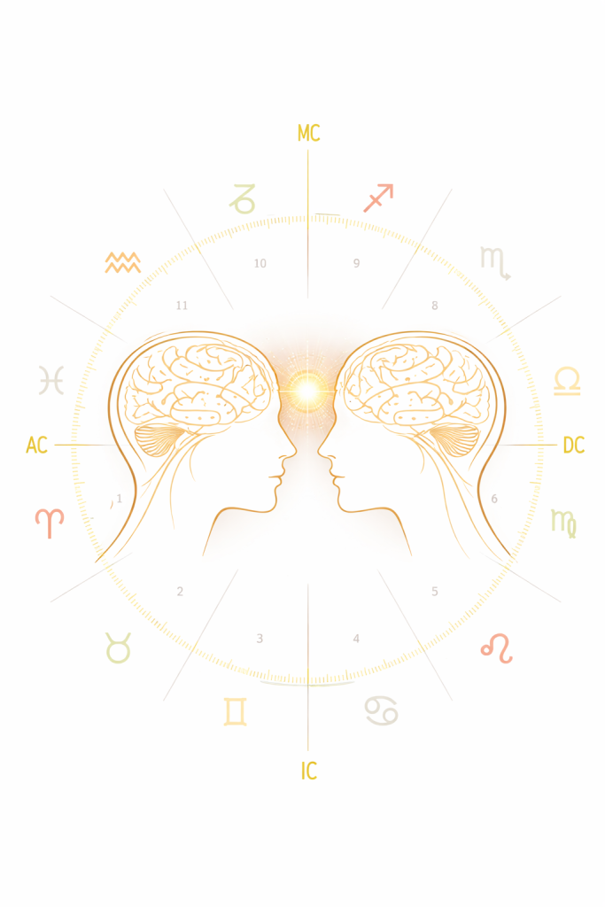 sesión de sinastría astrología de pareja